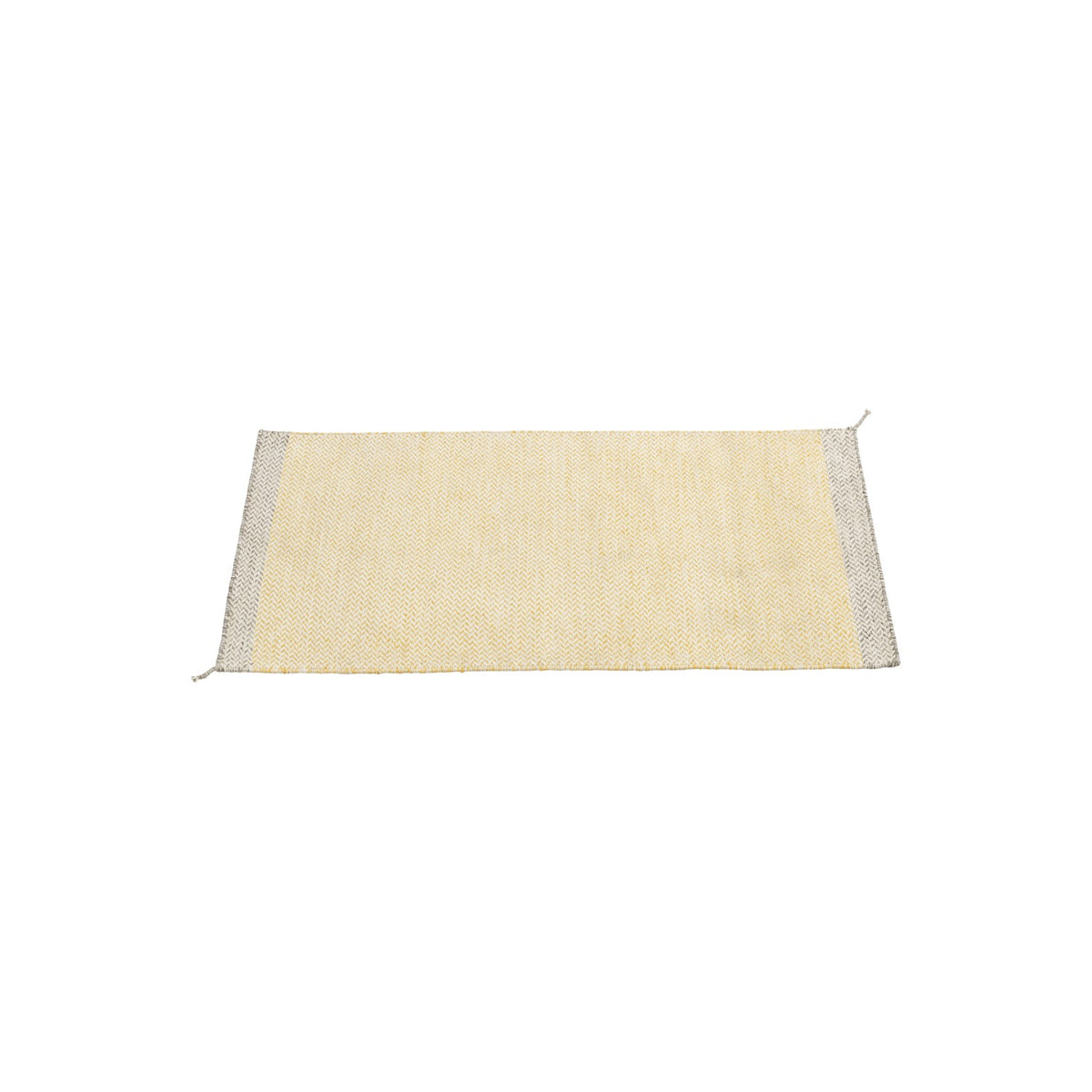 Ply Rug - 85 × 140 cm, Yellow - Rugs - Muuto