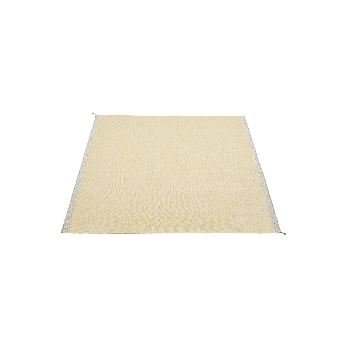 Ply Rug - 240 × 240 cm, Yellow - Rugs - Muuto