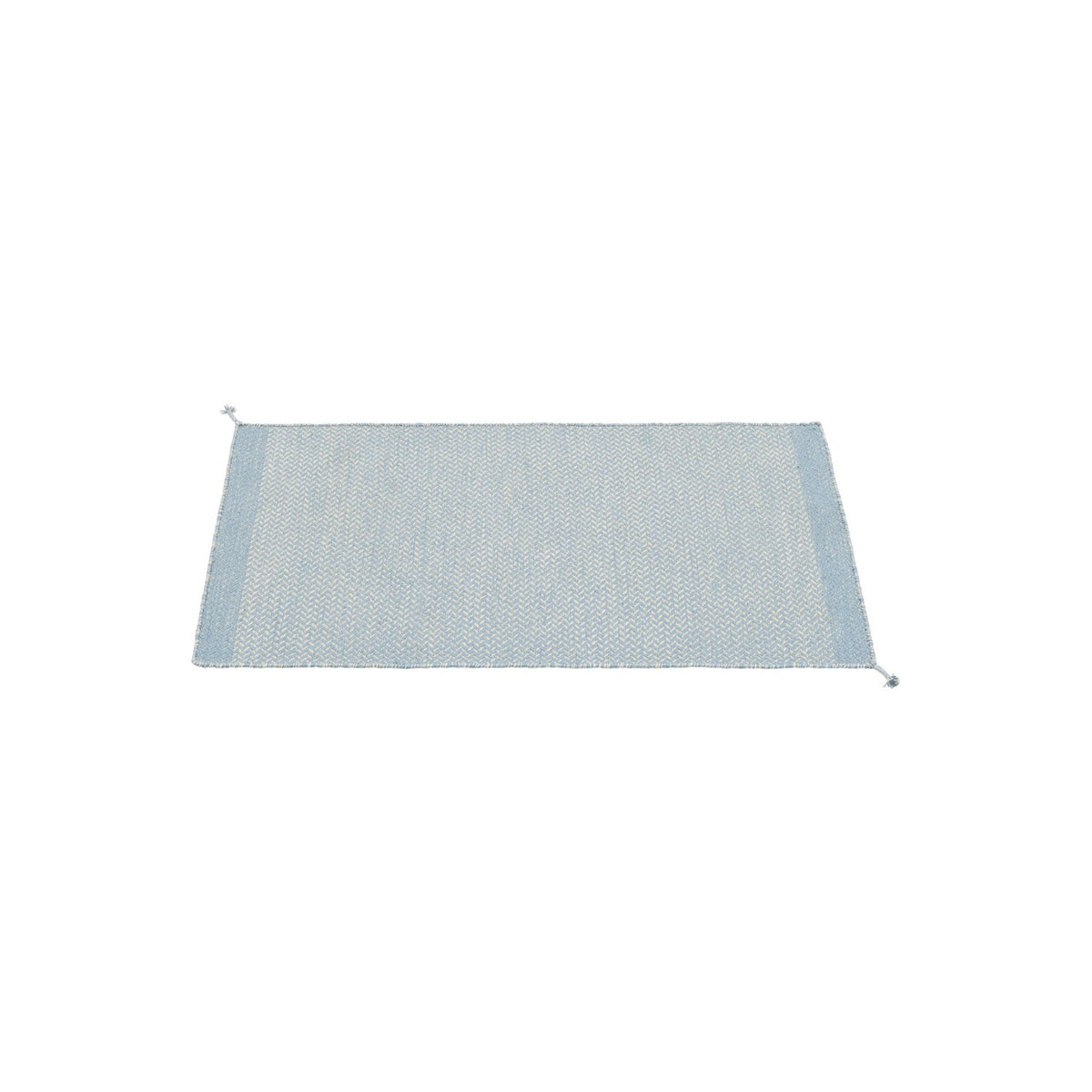 Ply Rug Recycled Polyester - 85 × 140 cm, Light Blue - Rugs - Muuto