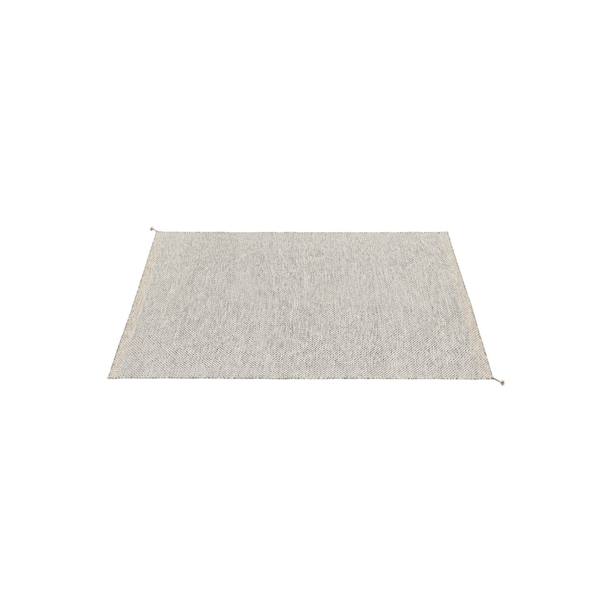 Ply Rug Recycled Polyester - 170 × 240 cm, Black/White - Rugs - Muuto