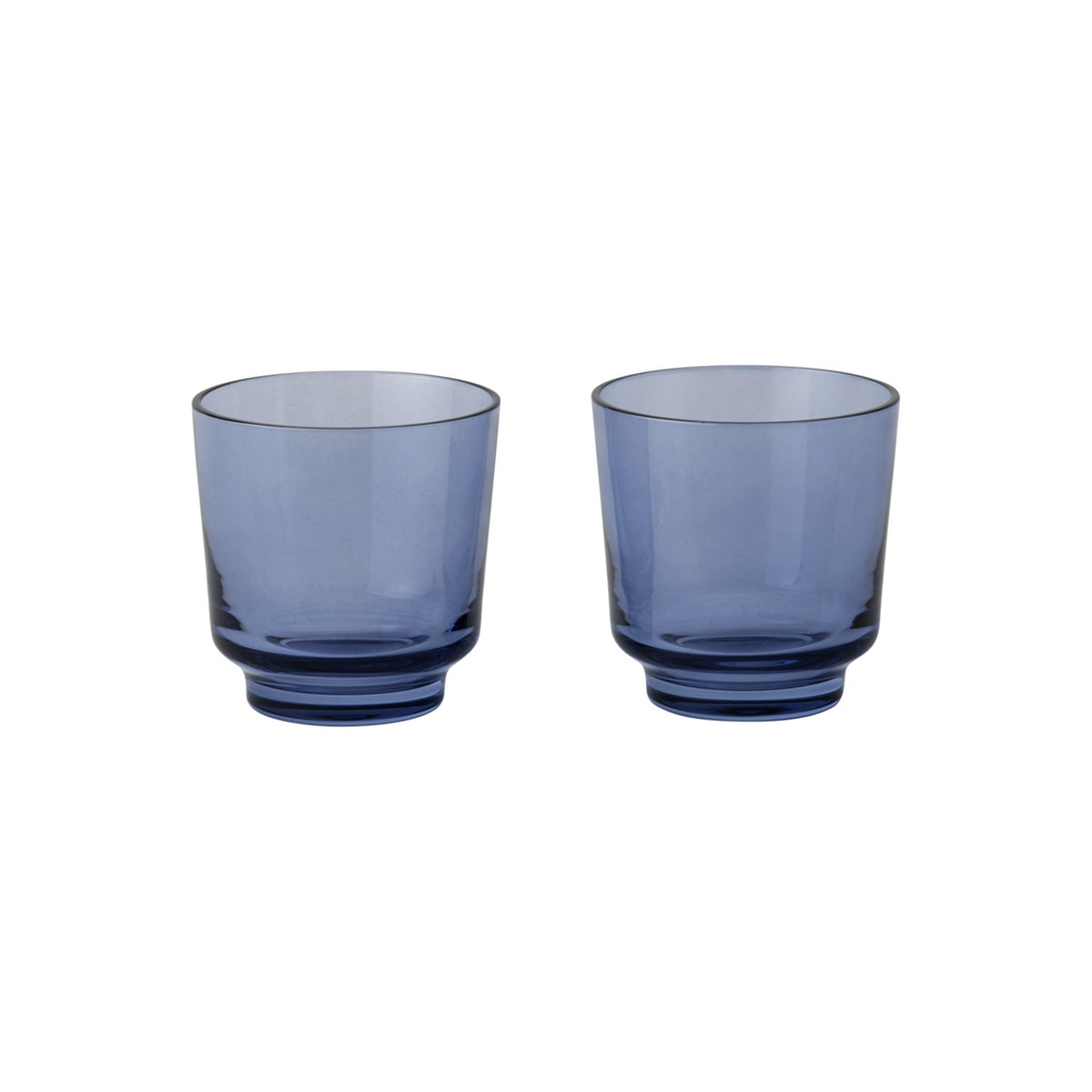 Raise Glasses - 20 cl (Set of 2), Dark Blue - Glassware - Muuto