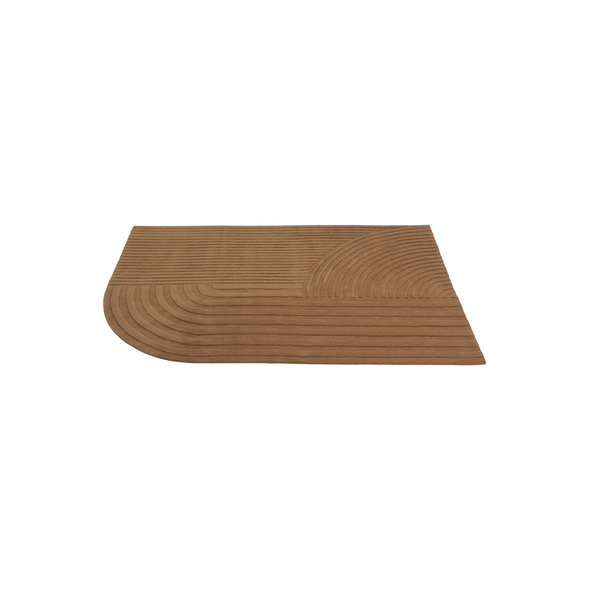 Relevo Rug - 170 × 240 cm, Burnt Orange - Rugs - Muuto