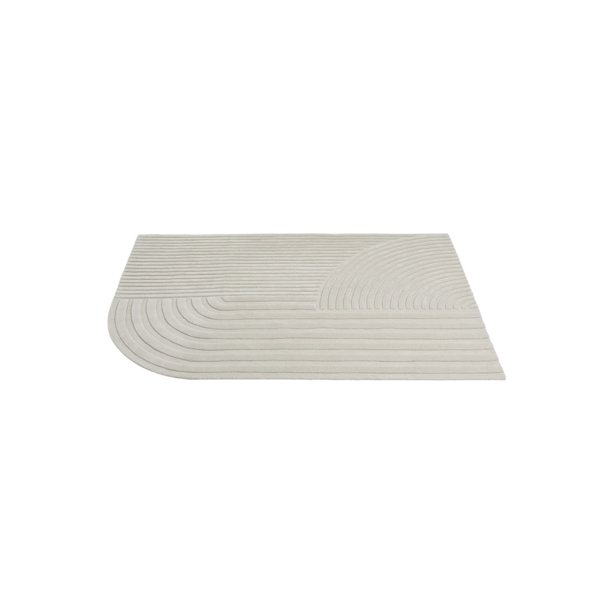 Relevo Rug - 170 × 240 cm, Off-White - Rugs - Muuto