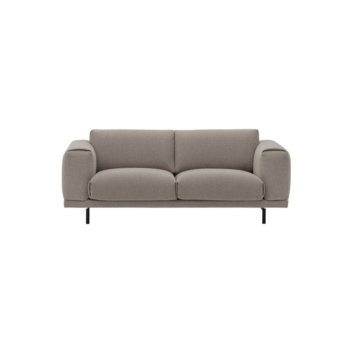 Rest Sofa - 2-Seater, Hearth 6 / Black - Sofas - Muuto