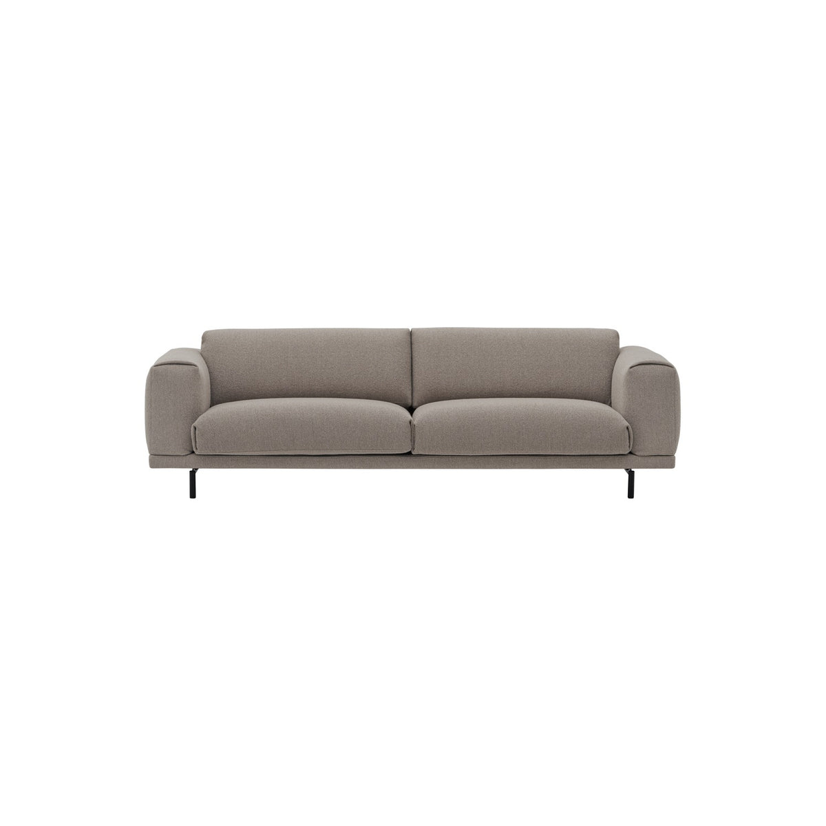 Rest Sofa - 3½-Seater, Hearth 6 / Black - Sofas - Muuto