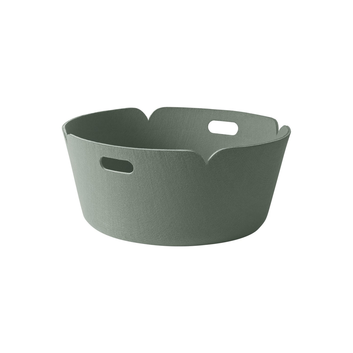 Restore Round Basket - Dusty Green - Storage Box - Muuto