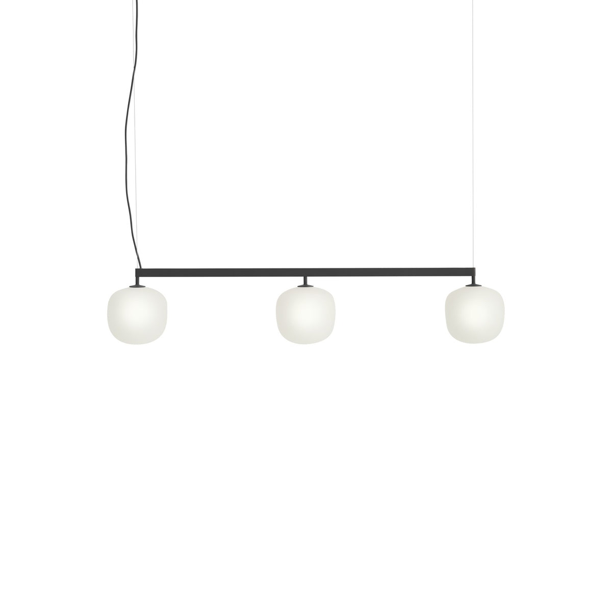 Rime Rail Lamp - Black - Pendant Lights - Muuto