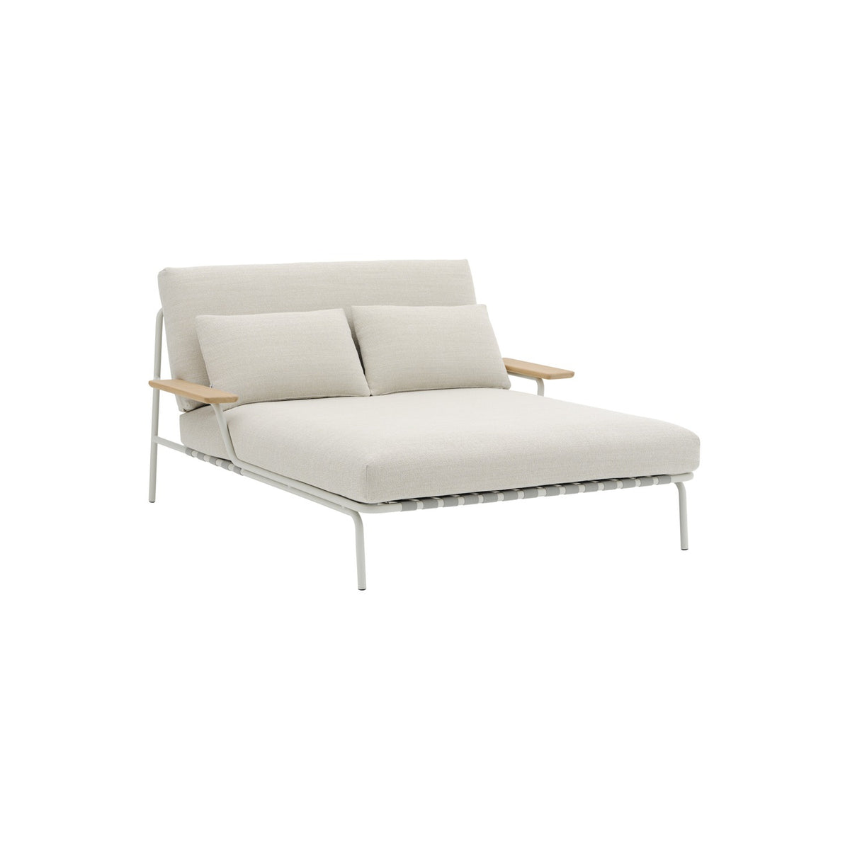 Settle Lounge Bed - Laze 1 / Grey - Outdoor Sofas - Muuto