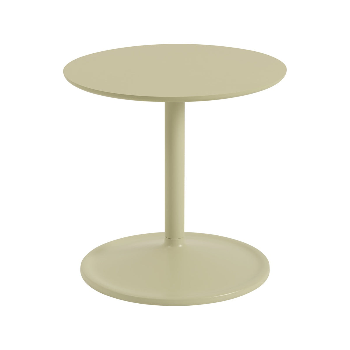 Soft Side Table - Ø 41 × H 40 cm, Beige Green Laminate / Beige Green - Side Tables - Muuto