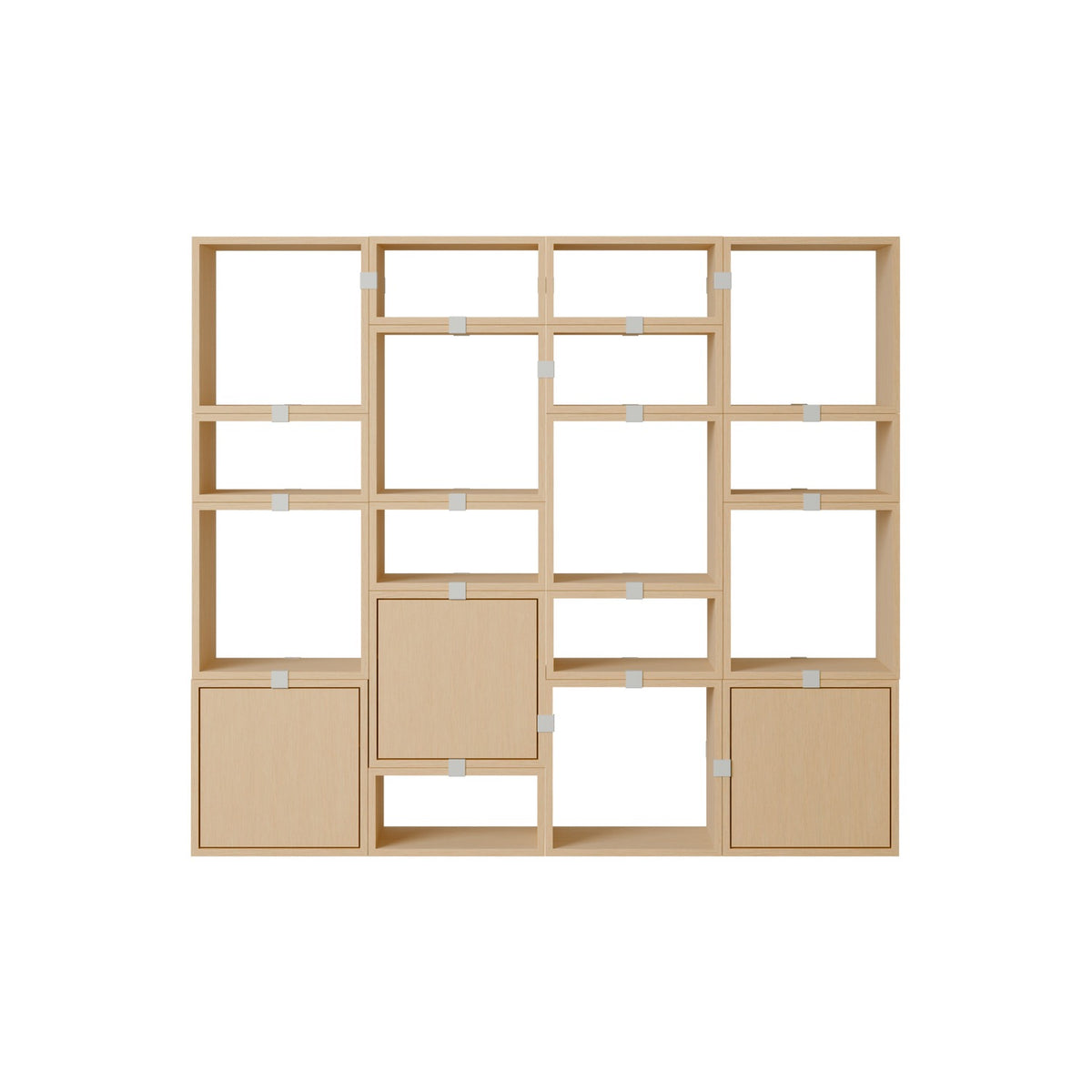 Stacked Bookcase - Configuration 4, Oak - Shelving - Muuto