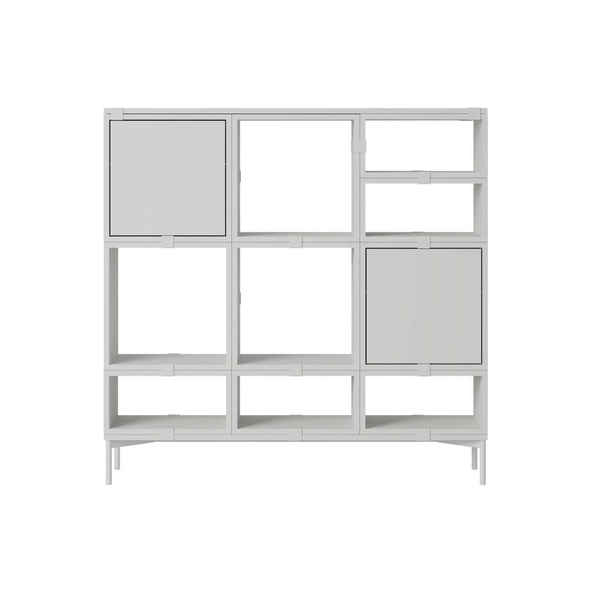 Stacked Hallway Storage - Configuration 3, Grey - Shelving - Muuto