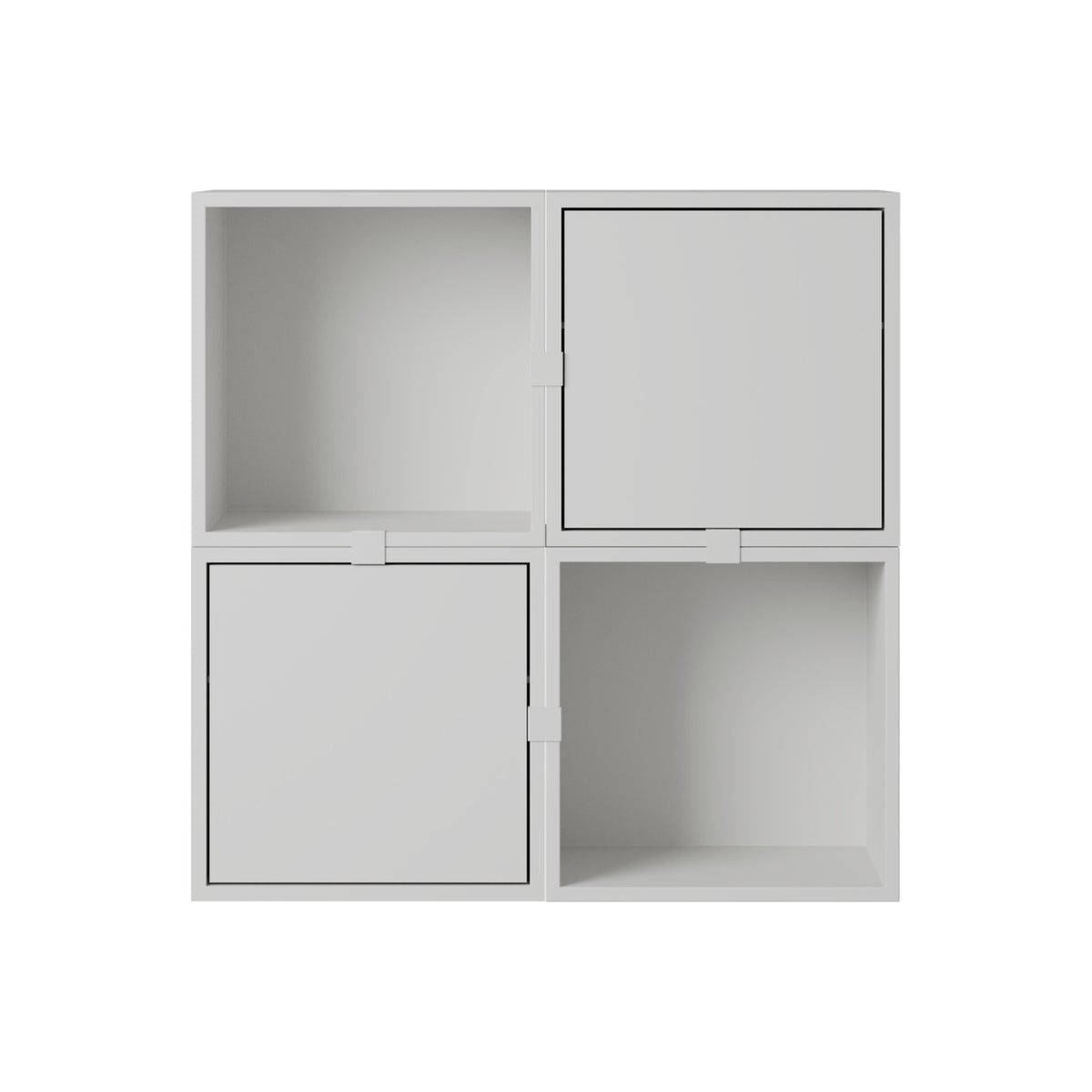 Stacked Hallway Storage - Configuration 4, Grey - Shelving - Muuto