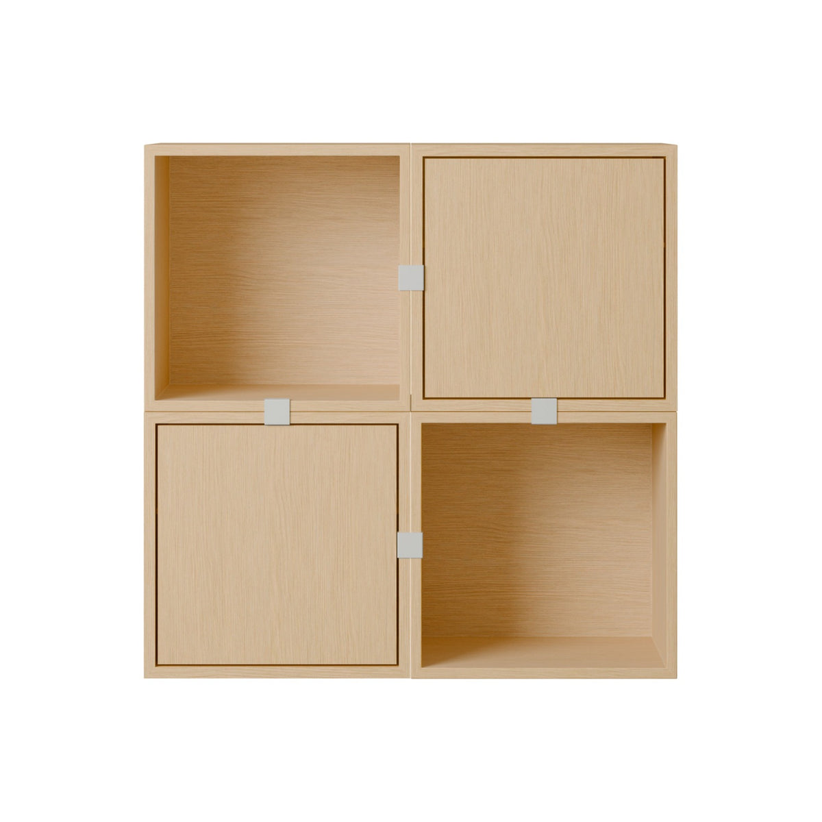 Stacked Hallway Storage - Configuration 4, Oak - Shelving - Muuto