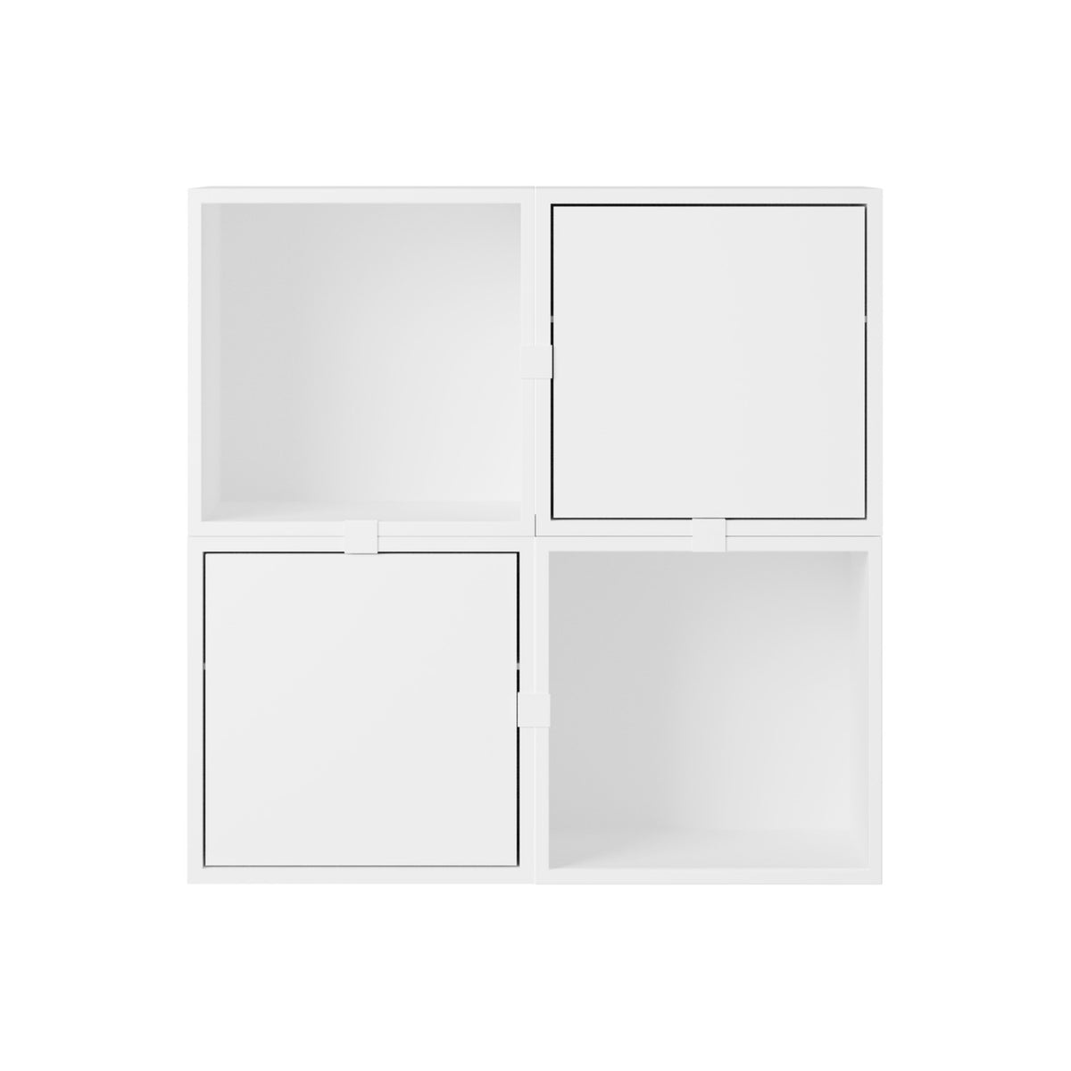 Stacked Hallway Storage - Configuration 4, White - Shelving - Muuto