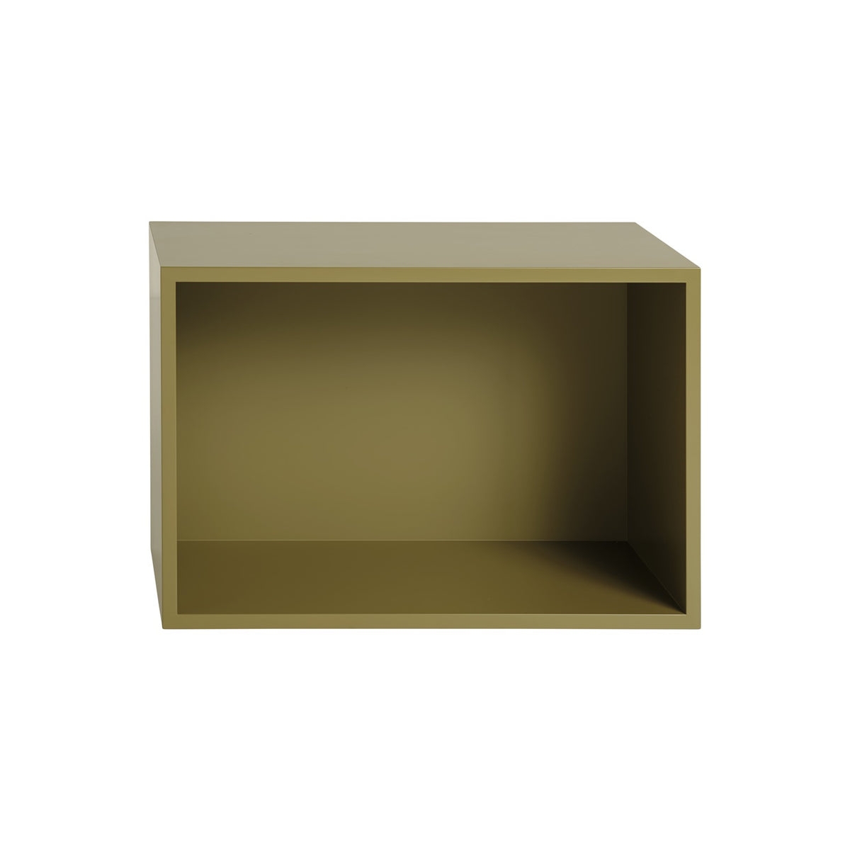 Stacked Module - With Backboard, Large, Brown Green - Shelving - Muuto