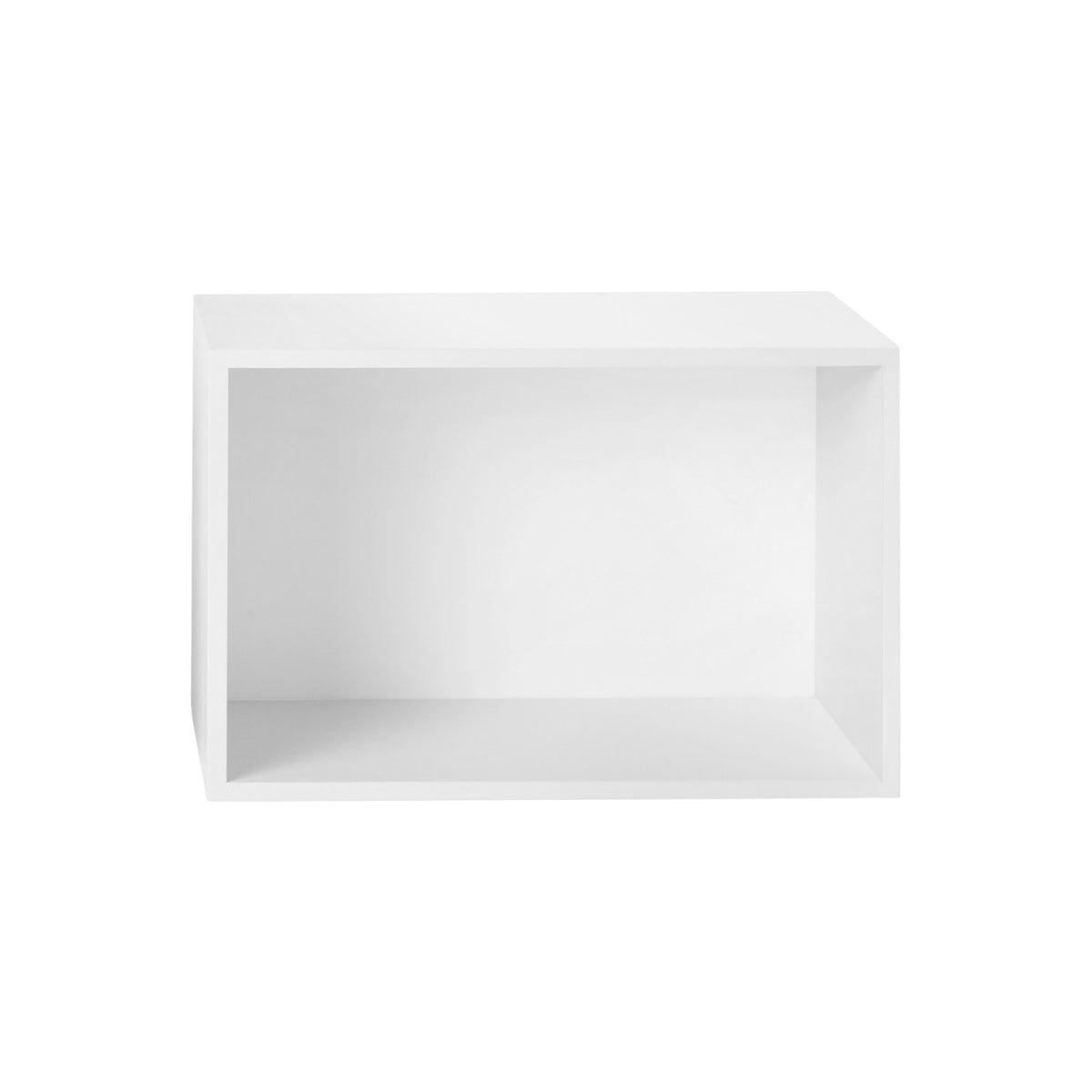 Stacked Module - With Backboard, Large, White - Shelving - Muuto