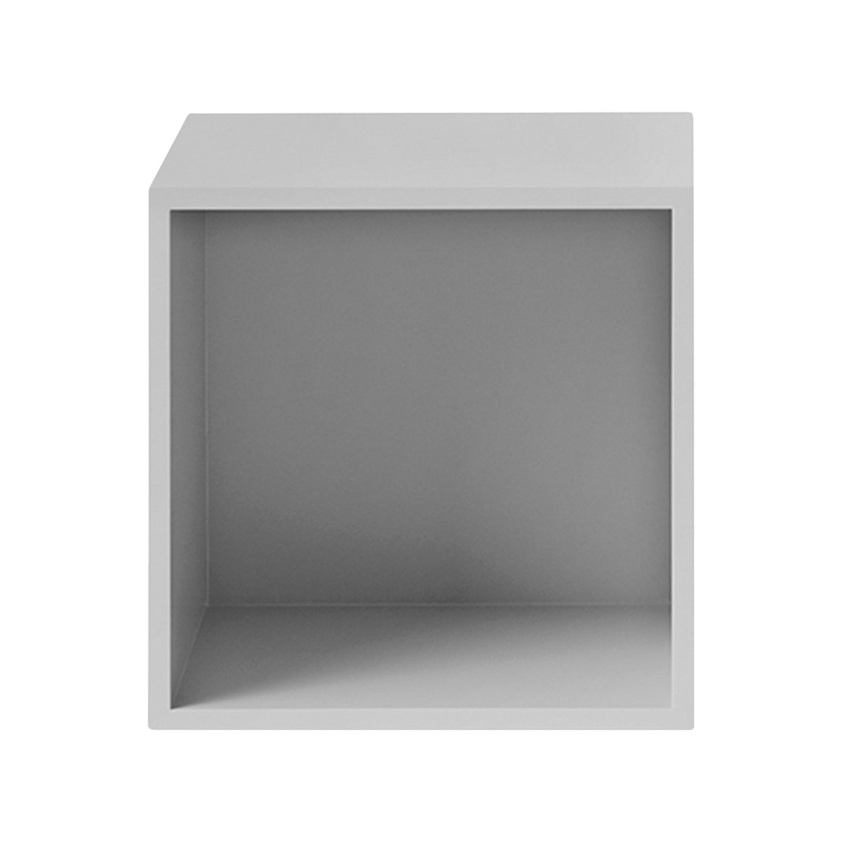 Stacked Module - With Backboard, Medium, Grey - Shelving - Muuto