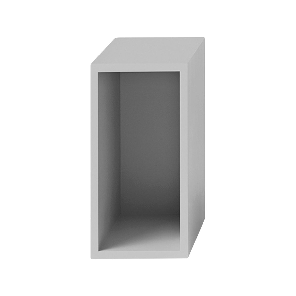 Stacked Module - With Backboard, Small, Grey - Shelving - Muuto