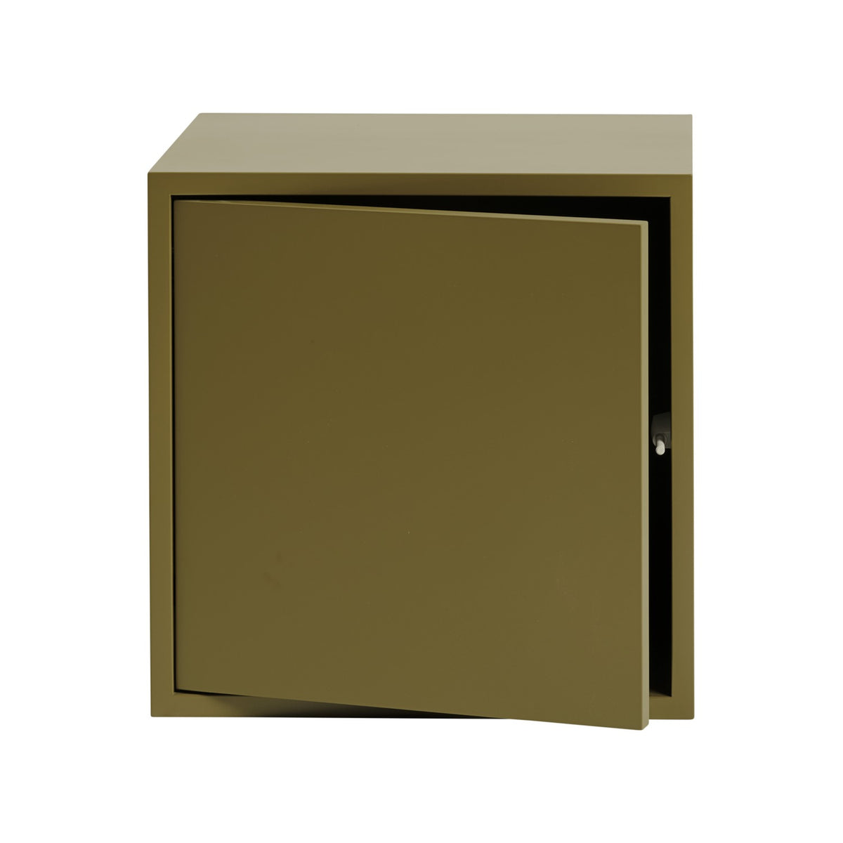 Stacked Module - With Door, Medium, Brown Green - Shelving - Muuto