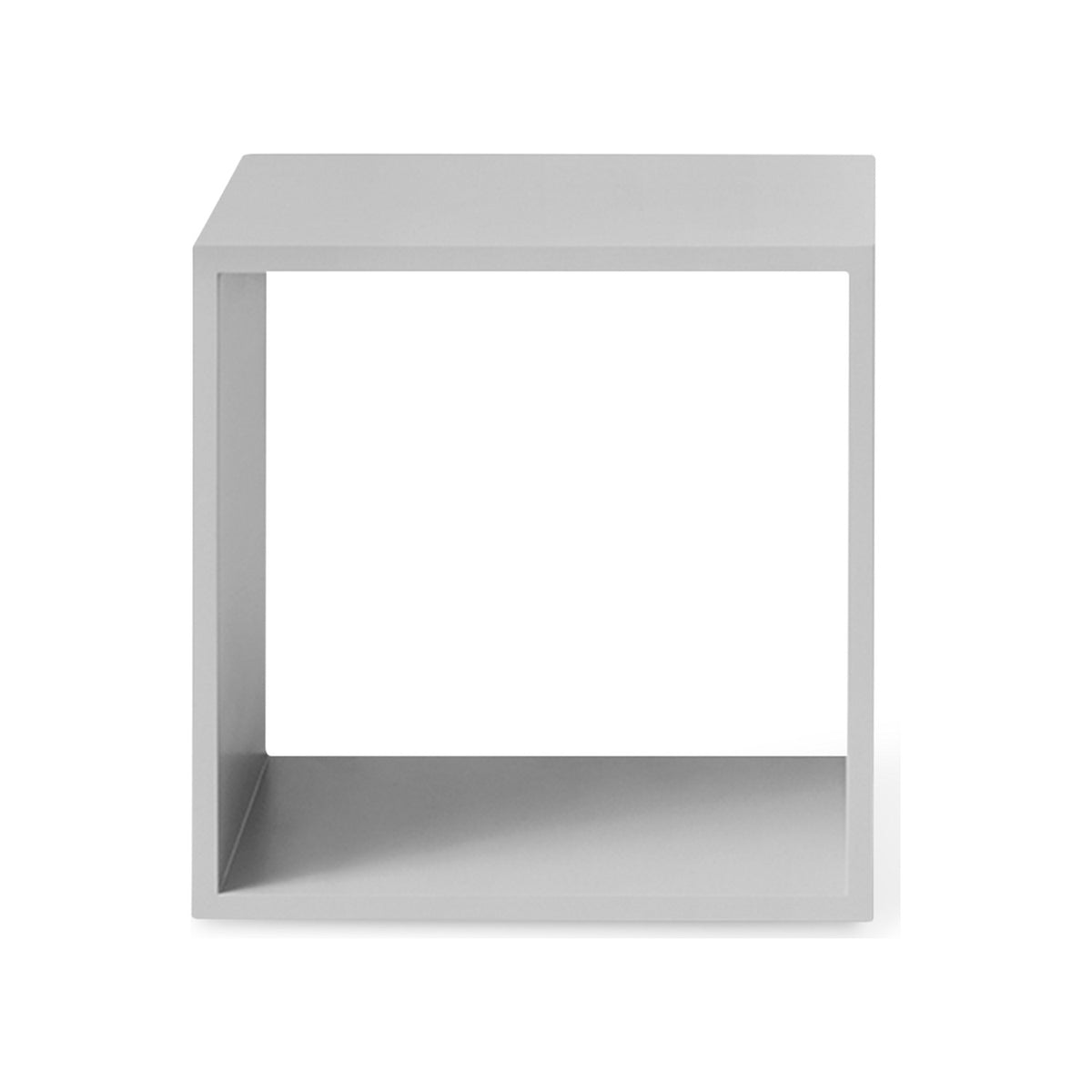 Stacked Module - Open, Medium, Grey - Shelving - Muuto