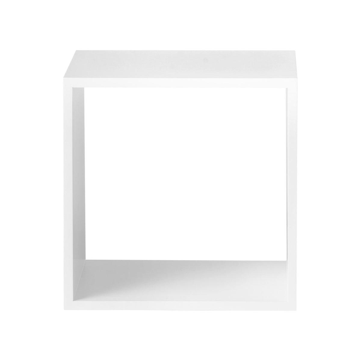 Stacked Module - Open, Medium, White - Shelving - Muuto