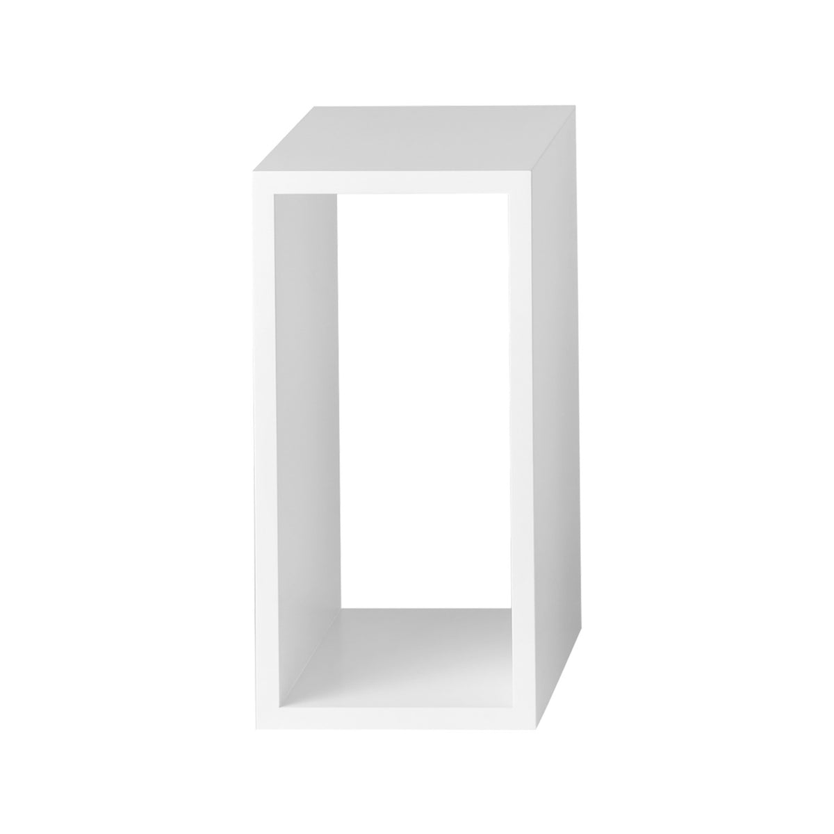 Stacked Module - Open, Small, White - Shelving - Muuto