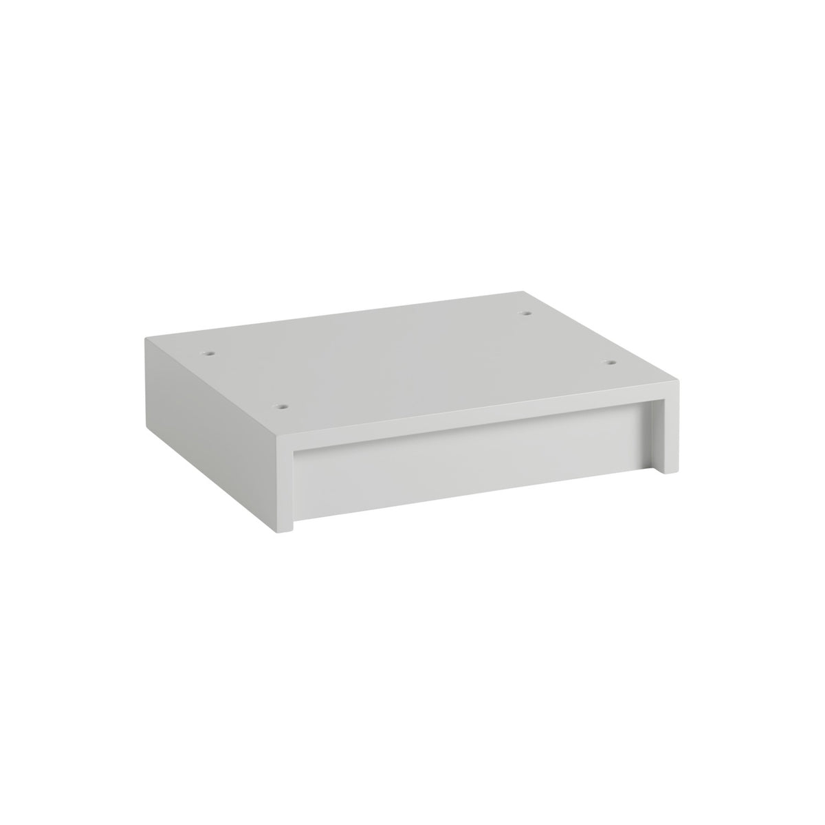 Stacked Plinth - 43.5 × 35 cm, Grey - Shelving - Muuto