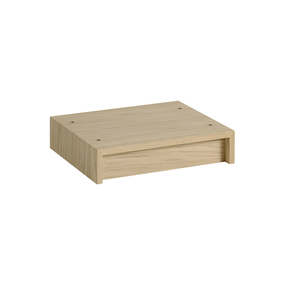 Stacked Plinth - 43.5 × 35 cm, Oak - Shelving - Muuto