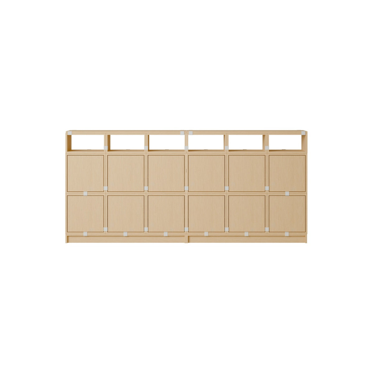 Stacked Sideboard - Configuration 1, Oak - Sideboard - Muuto