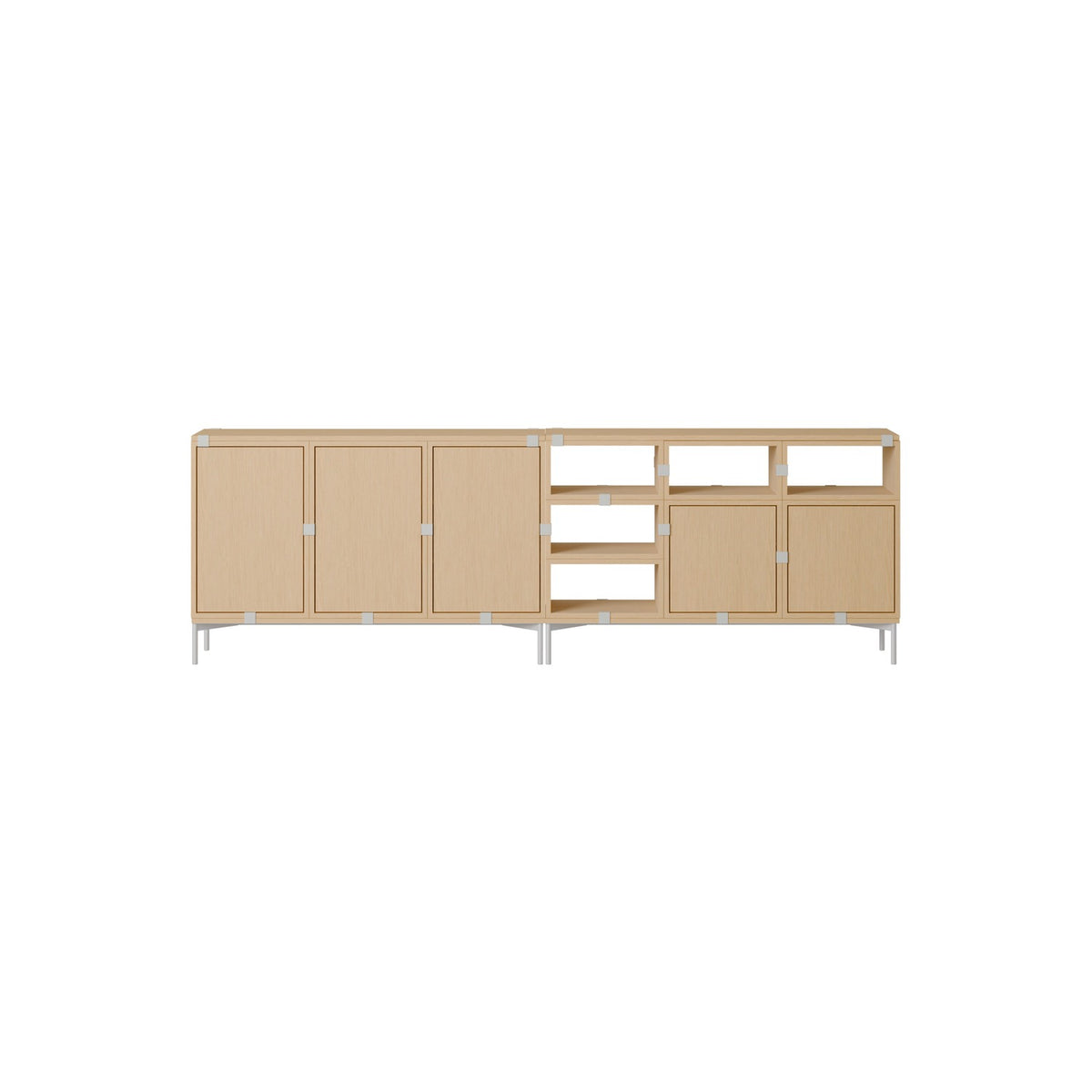 Stacked Sideboard - Configuration 2, Oak - Sideboard - Muuto