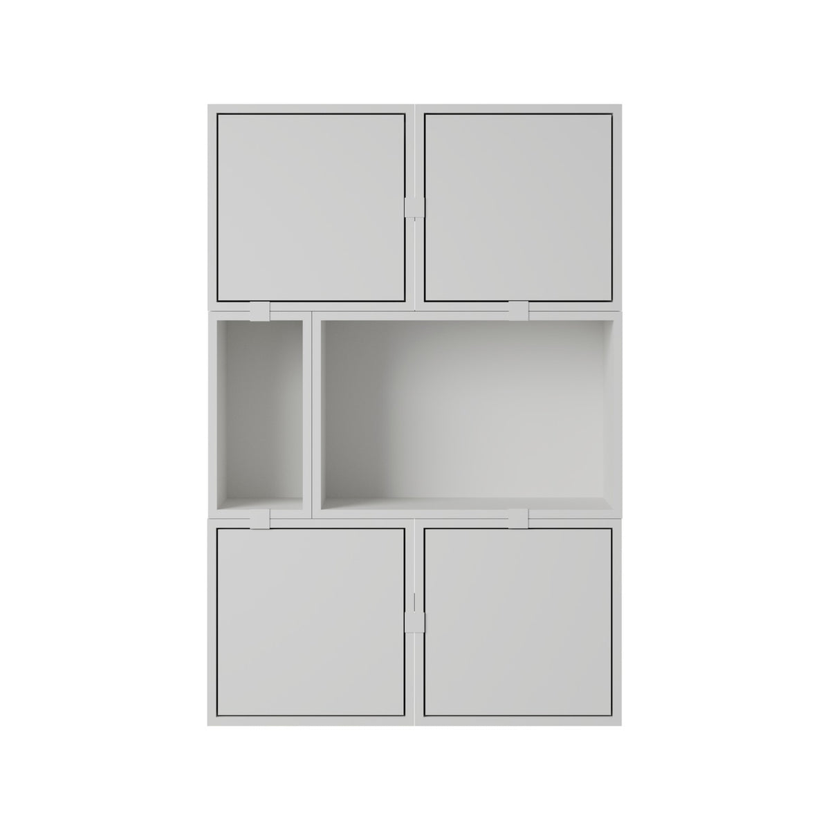 Stacked Sideboard - Configuration 4, Grey - Sideboard - Muuto