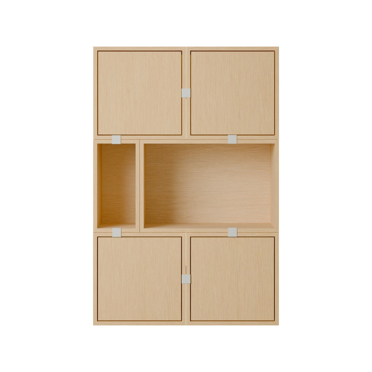 Stacked Sideboard - Configuration 4, Oak - Sideboard - Muuto