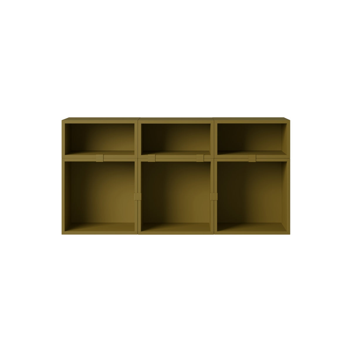 Stacked Sideboard - Configuration 5, Brown Green - Sideboard - Muuto