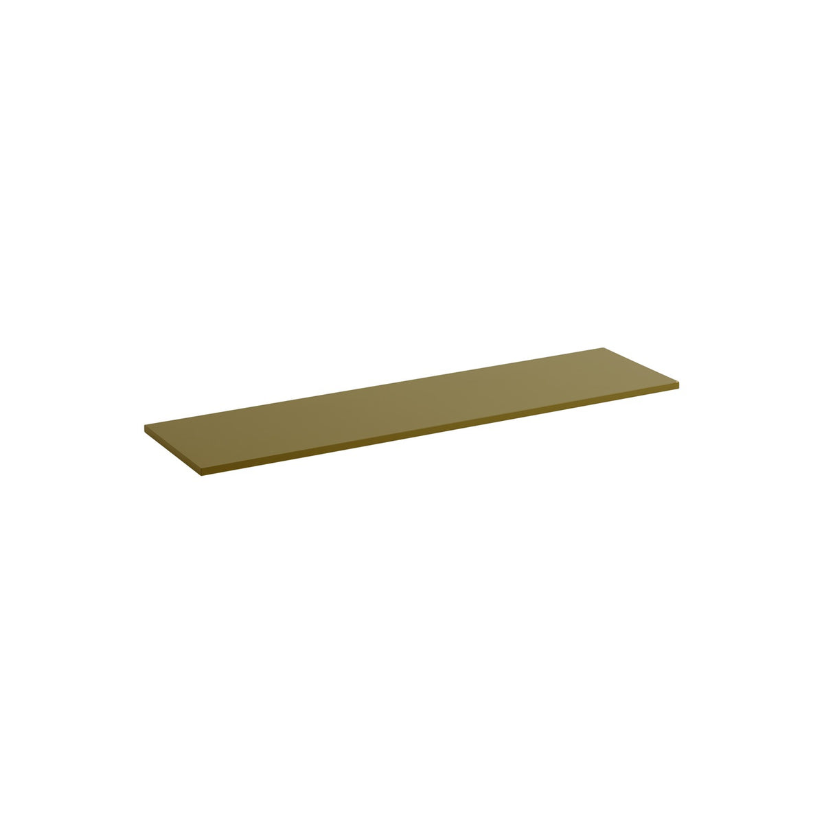 Stacked Top Plate - 131 × 35 cm, Brown Green - Shelving - Muuto