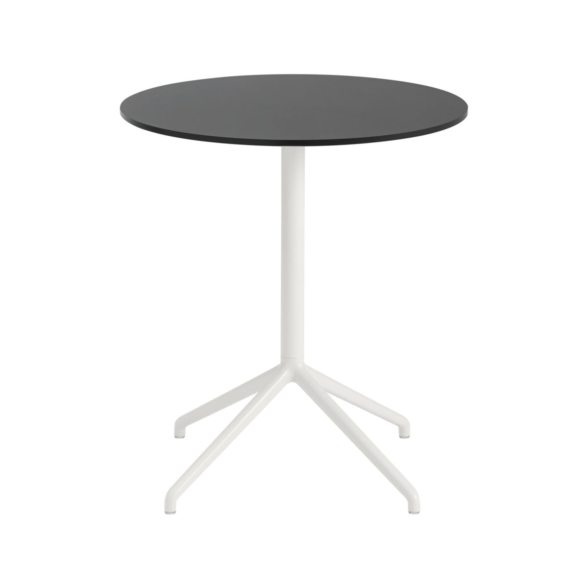 Still Café Table - Ø 65 cm, Black Nanolaminate / White - Dining Tables - Muuto