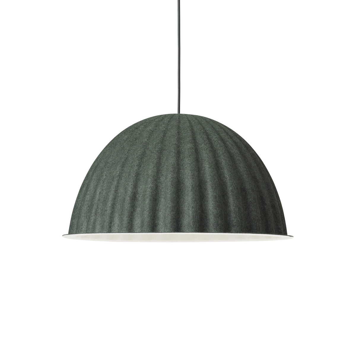 Under the Bell Pendant Lamp - Ø 55 cm, Dark Green - Pendant Lights - Muuto