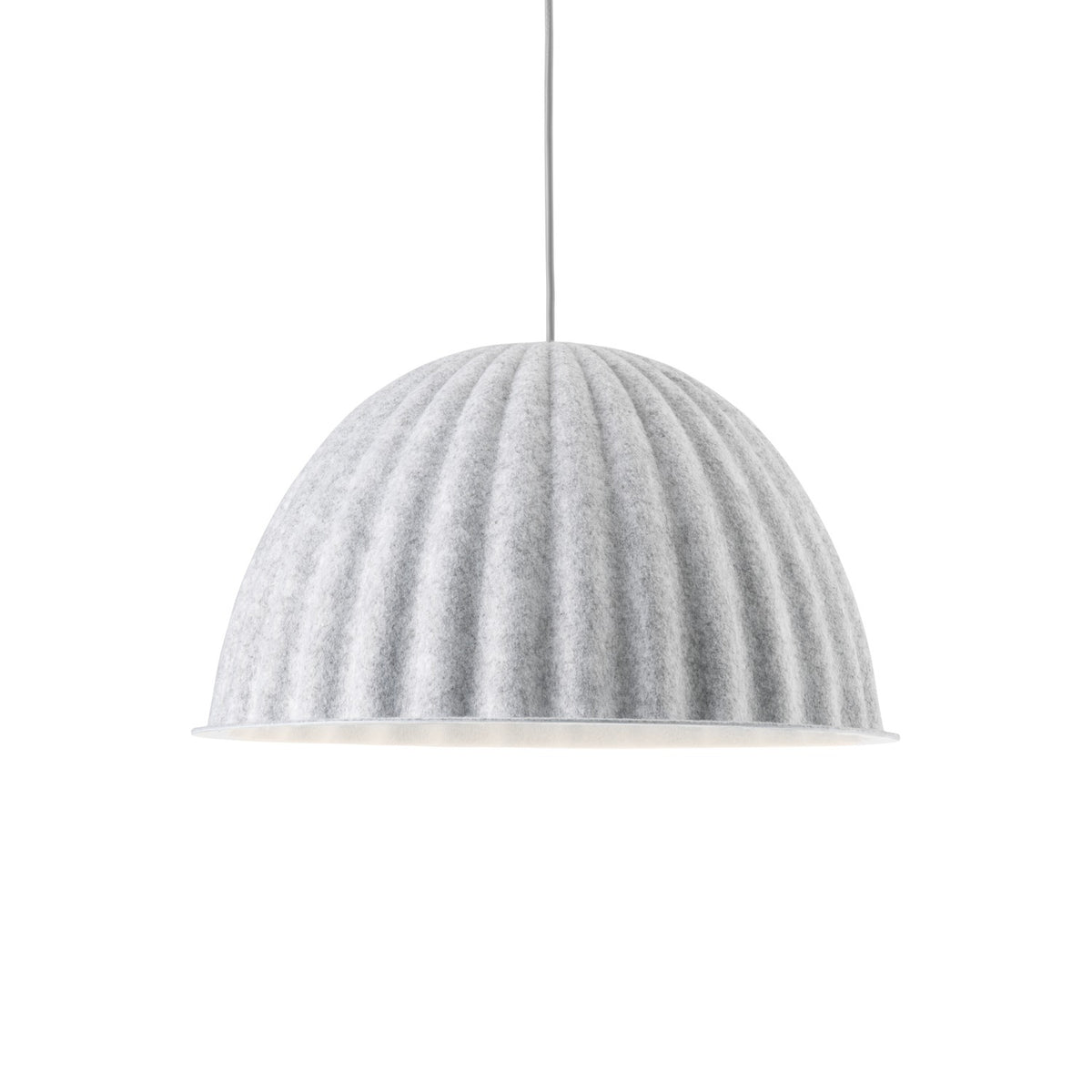 Under the Bell Pendant Lamp - Ø 55 cm, White Mélange - Pendant Lights - Muuto