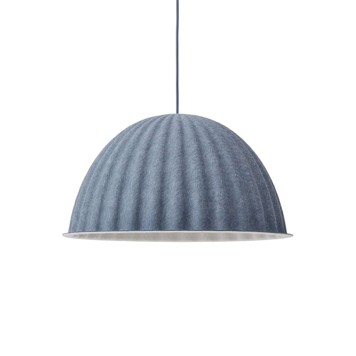 Under the Bell Pendant Lamp - Ø 55 cm, Blue Grey - Pendant Lights - Muuto