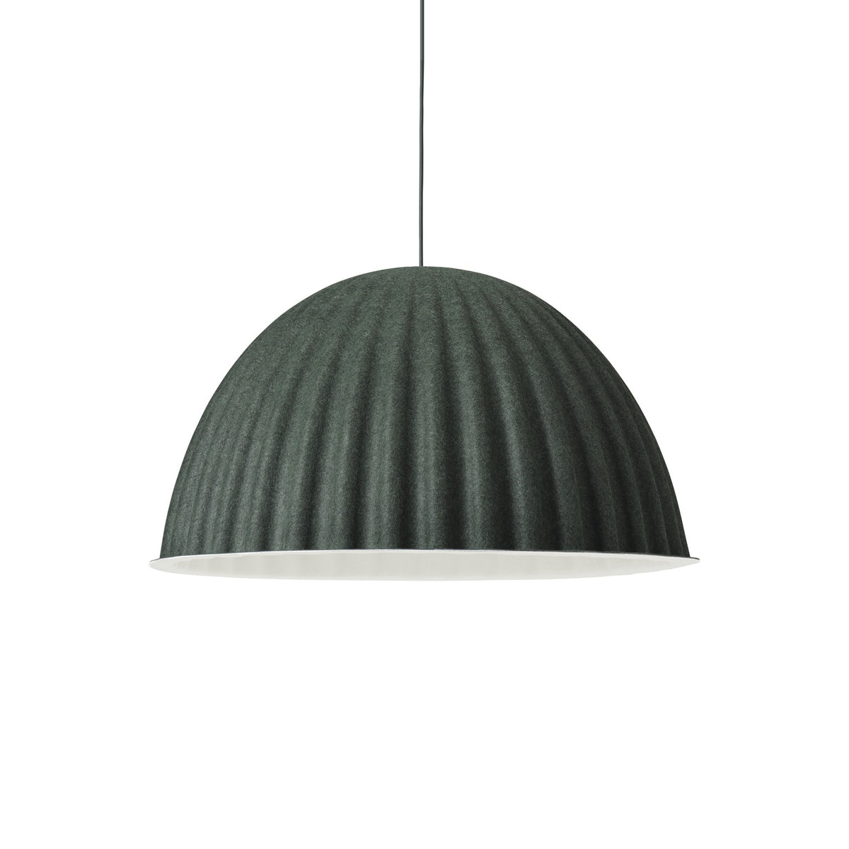 Under the Bell Pendant Lamp - Ø 82 cm, Dark Green - Pendant Lights - Muuto
