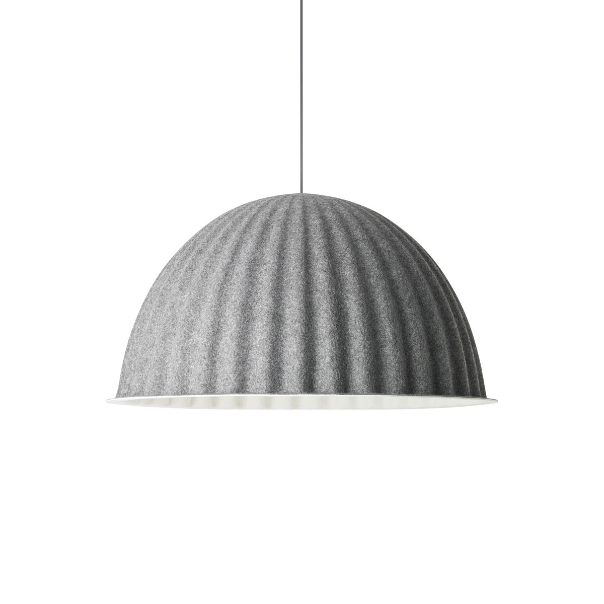 Under the Bell Pendant Lamp - Ø 82 cm, Grey - Pendant Lights - Muuto