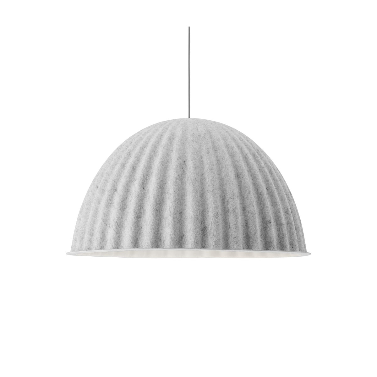 Under the Bell Pendant Lamp - Ø 82 cm, White Mélange - Pendant Lights - Muuto