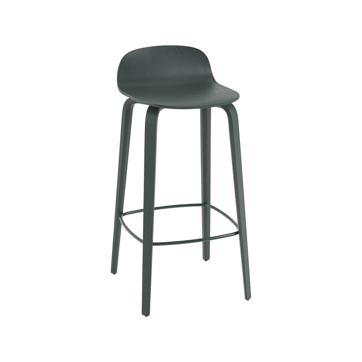 Visu Bar Stool - Dark Green - Stools - Muuto
