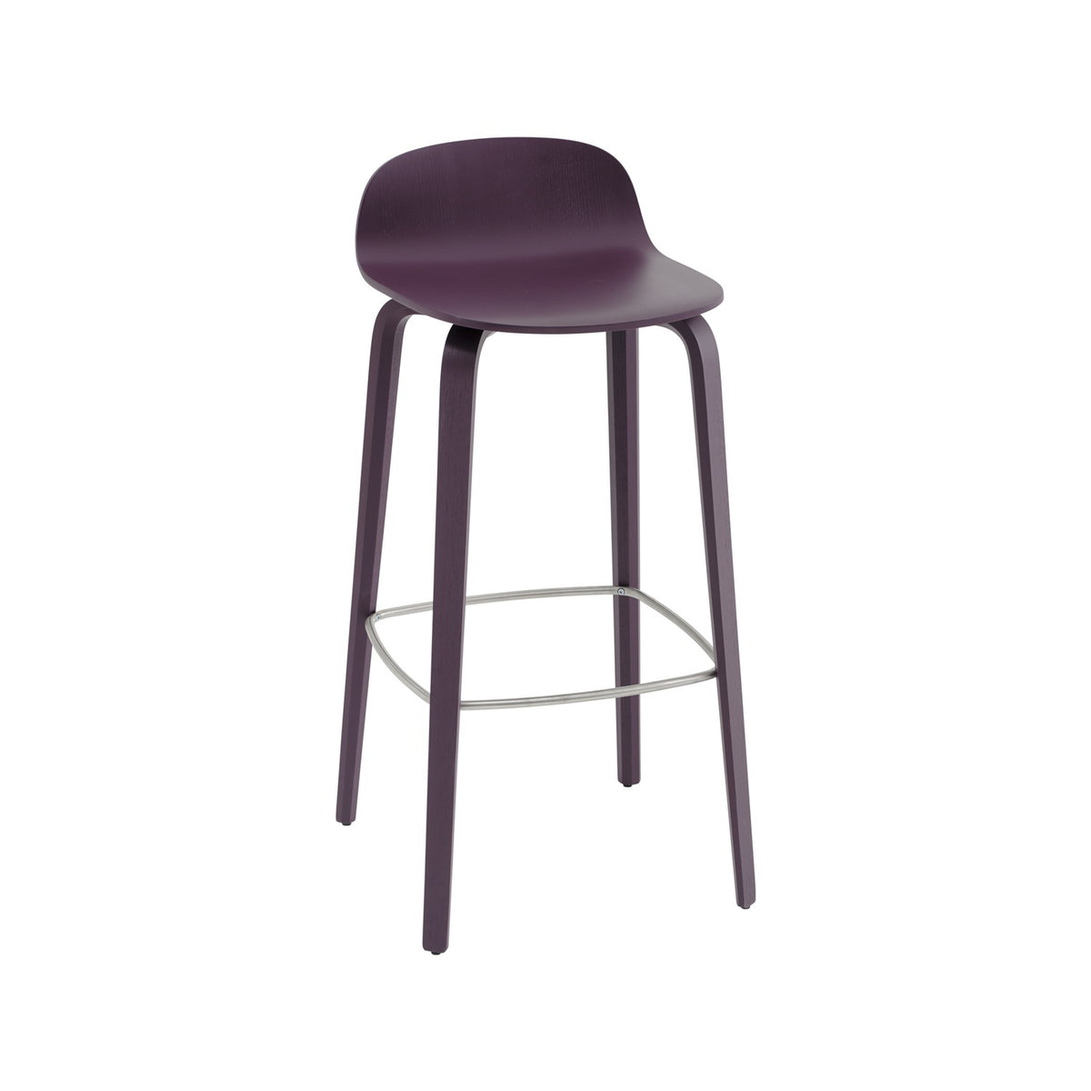 Visu Bar Stool - Dark Plum - Stools - Muuto