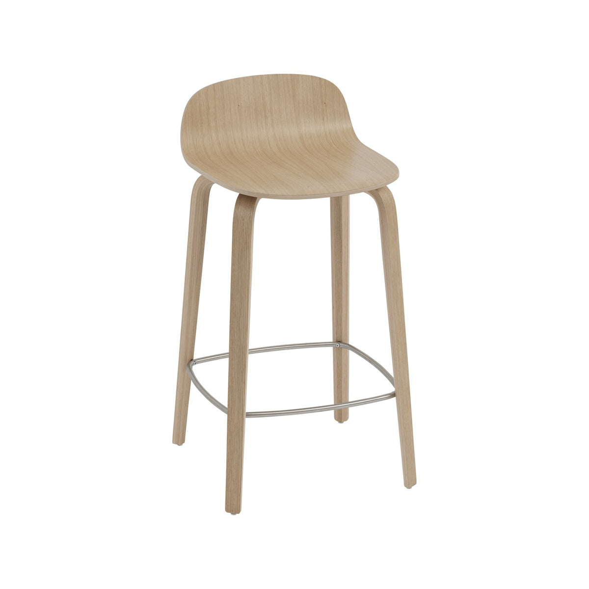 Visu Counter Stool - Oak - Stools - Muuto