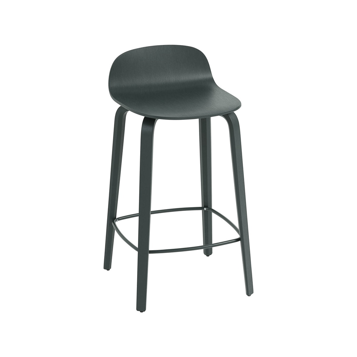 Visu Counter Stool - Dark Green - Stools - Muuto
