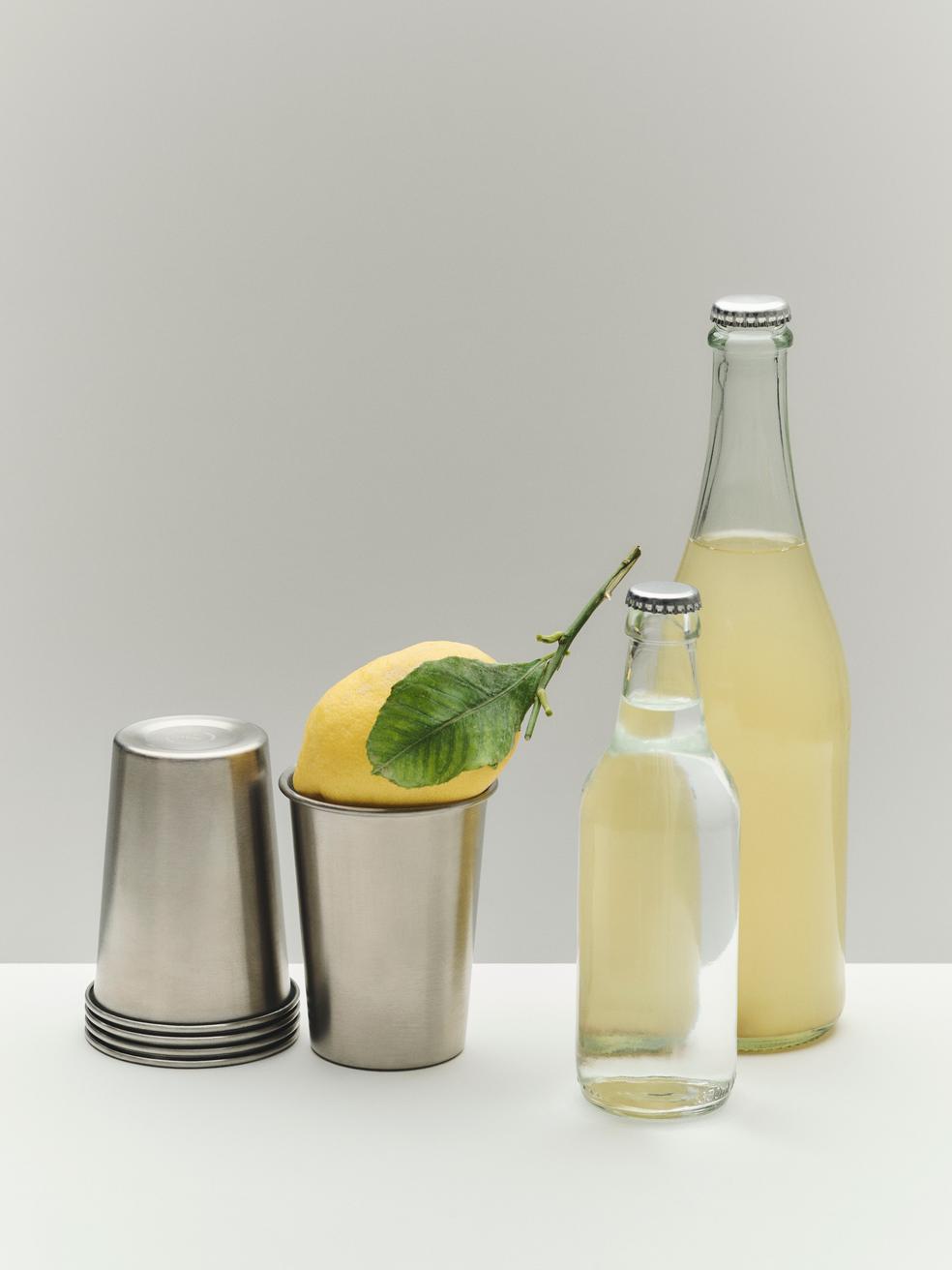 Outdoor Market Steel Cups – Set of 2