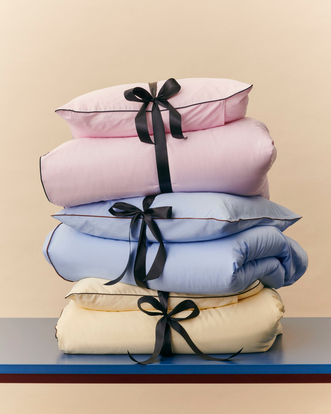 Outline Duvet Cover - Soft Pink