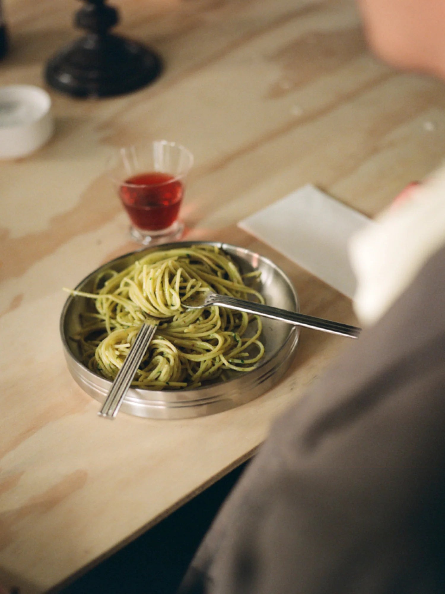 Stainless Steel Pasta Plate (Set of 2)