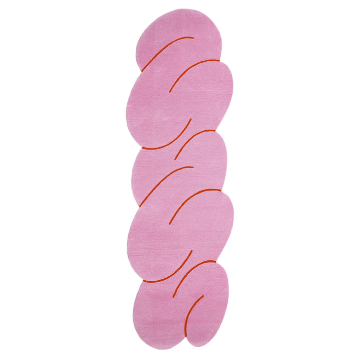 Pink Mélange Squiggle Rug – Okej