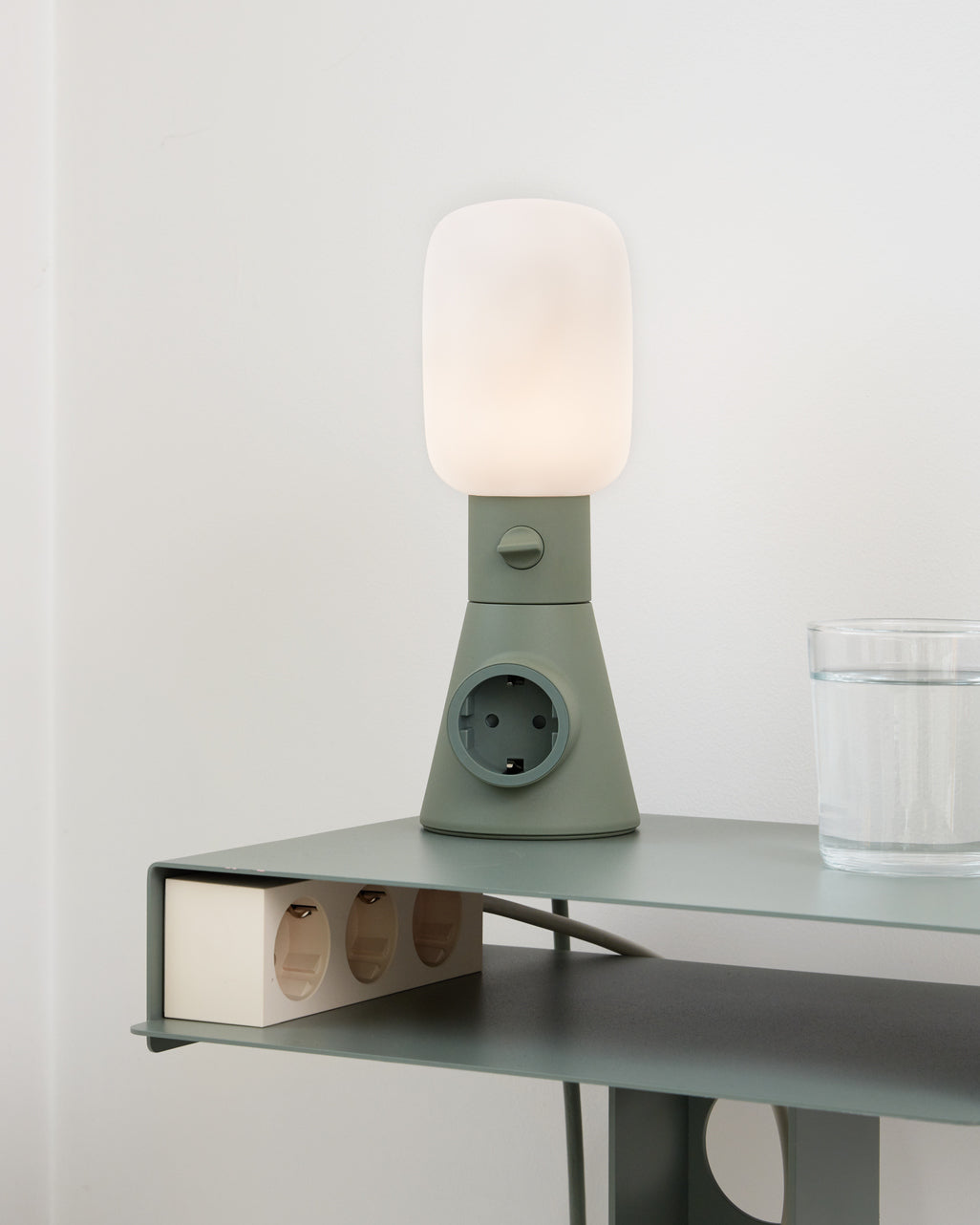 Plug-in Lamp - Mossy Green
